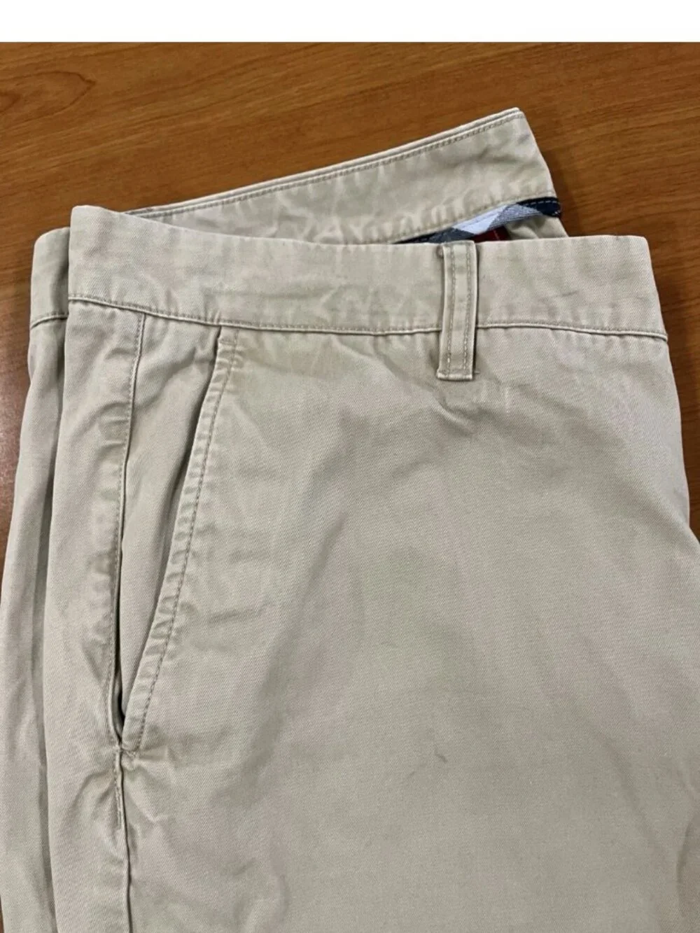 Bonobos Stretch Chino Pants Men's 33x34 Khaki Tan Straight Fit Business Casual